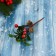 Decor "Winter Dreams" berries leaflets of cones, 15 cm