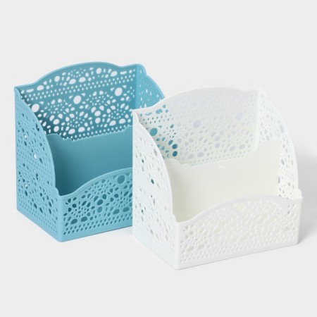 Western storage basket, 2 departments, 13.3 × 8.3 × 13.2 cm, color mix-3