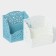 Western storage basket, 2 departments, 13.3 × 8.3 × 13.2 cm, color mix