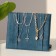 Decoration for decorations 24 × 18 × 20 cm, 2 belts, emerald color