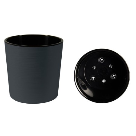 Plastic pot Live-In-Green with the Vega tab, D = 25 cm, 10.2 l, color anthracite-1