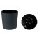Plastic pot Live-In-Green with the Vega tab, D = 25 cm, 10.2 l, color anthracite