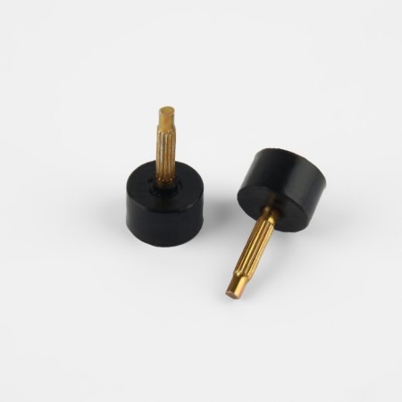 Heels for heels, d = 10 × 6 mm, 2 pcs, black color-1
