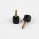 Heels for heels, d = 10 × 6 mm, 2 pcs, black color