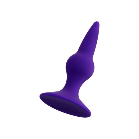 Anal plug KLAPSY, silicone, purple color, 10.5 cm, D = 3 cm-1