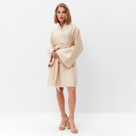 Women's dress minku: enjoy Beige color, rr 46-48-1