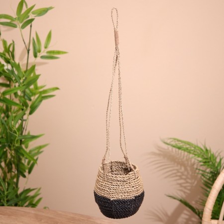 Kashpo wicker, suspended 15x15x60 cm-1