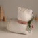 Decor "White Fox in Beads" 15x17x13 cm