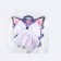 Hair bow White School "Fairy" on a hairpin, 11.3 x 12.6 cm