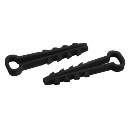 Dowel-chomut for a flat cable 5-8 mm, black