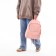 Youth backpack with lightning, 4 pockets, pink color