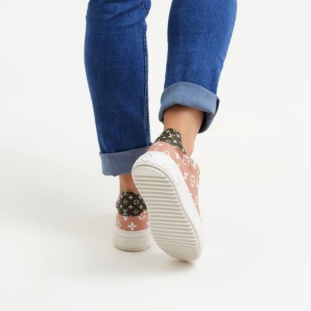 Women's sneakers, powder color, size 38-3