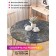 Tables on the table “Lives on granite”, round, oxford, elastic band, size 120x120 cm, diameter 75-100 cm