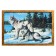 Tapestry "Wolves before Hunting" 44*64 SM Frame Mix