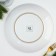 Ceramic plate "New Year's fairy tale" red, 25.5 cm, white color