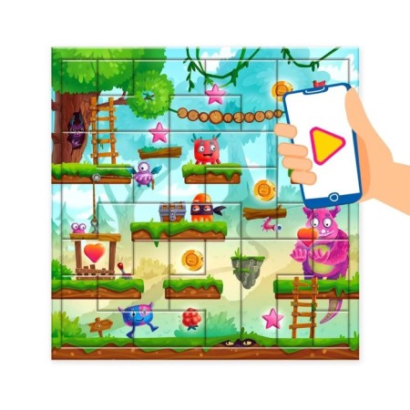 Puzzle “Montrustics in the game!”, With augmented reality, 23 details