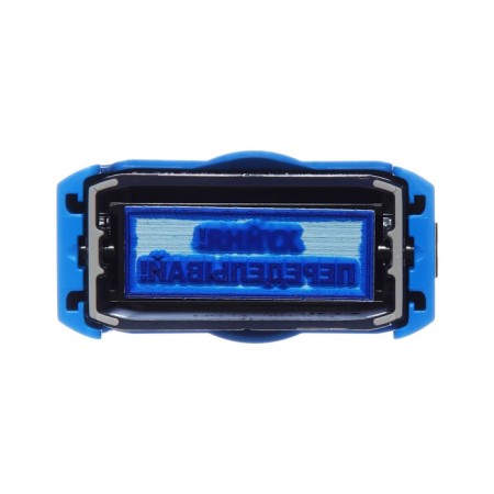 The stamp is automatic, with jokes, 14 x 38 mm, "Hu ** I! Align!"-6