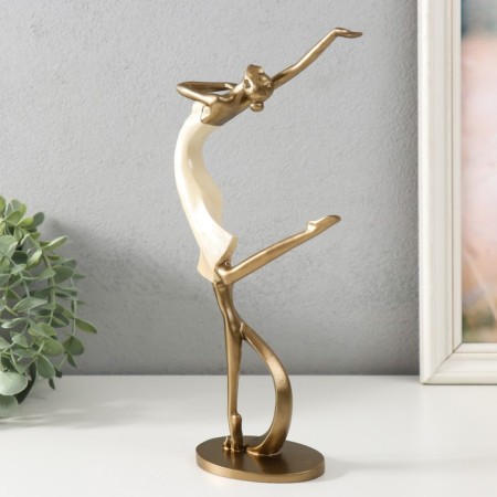 Polystone souvenir "Dancer" Sand with bronze 13.5x7x27.5 cm-1