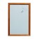 Magnetic-marker board A3, 30x45 cm, calligrata, in a wooden frame (dark stain)