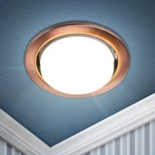 Lamp Built -in era KL35, IP20, 15W, 106x38 mm, color copper