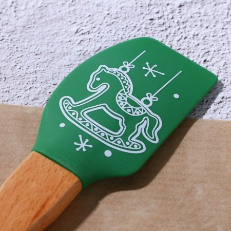 A set of silicone blades "New Year's miracle", 2 pcs in a set (26x5 cm, 23.3x4.3 cm)-5