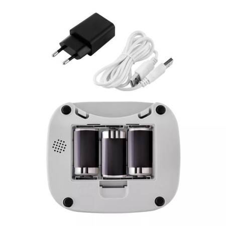 Smart animal feeder KitFort KT-6361, 10 watts, 3.5 l, white-black-5