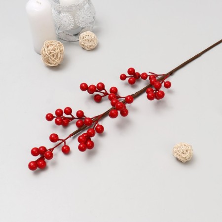 Decor branch "Vetka viburnum" 1.5x80 cm