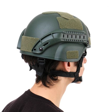 Шлем защитный "Storm tactic", зеленый, пластик-1