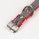 A collar with bones reflective, 37 x 1.3 cm, Osh 26-33, red