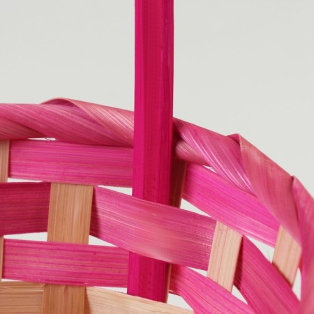 Camping set, 27x21x10/38 cm, 24x19x10/36 cm, 22x18x10/34 cm, 3 pcs, pink, bamboo-4