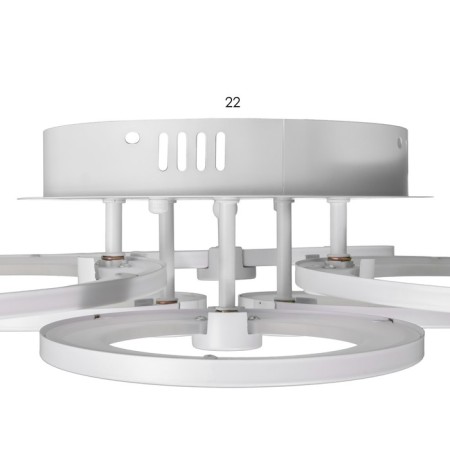Causteen with PDD 59116/6WT LED 162W 3000-6000k Dimmer white 65x65x10 cm Bayerluux-6