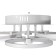 Causteen with PDD 59116/6WT LED 162W 3000-6000k Dimmer white 65x65x10 cm Bayerluux