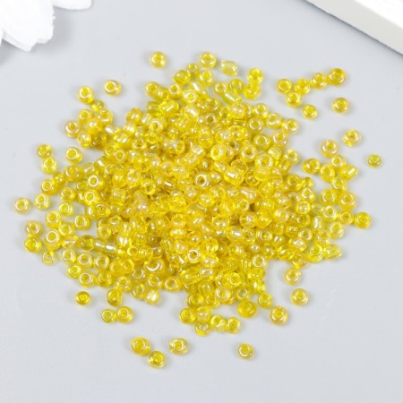 Beads "Zlatka" 08/0, 3 mm, 10 g 0110 yellow-1