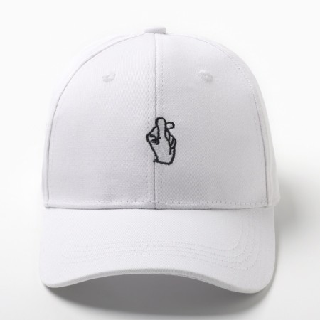 Women's cap Minaku "Love" Color White, rr 56-58-1