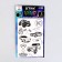 Set "Children's Tattoos", glow in the dark, 2 sheets