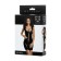 Dress with rivets Glossy, Wetlook, Black Color, size L