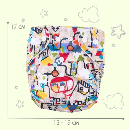 Reusable diaper "gnomics"-3