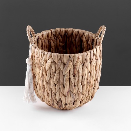 Storage basket with handles "Bali", D250 S250 B250, natural-1