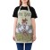 Apron kitchen with a photo print "Vintage Easter postcard", adjustable, size OS