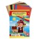 Color paper, A4, 10 sheets, 10 colors "Pirate", magic (gold+silver), newspaper, bilateral, in the folder
