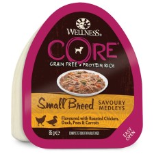 Canned food Core Small Breed for dogs of small breeds, chicken/duck/peas/carrots, 85 g