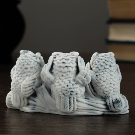 Souvenir "Three Owls" 10cm-5