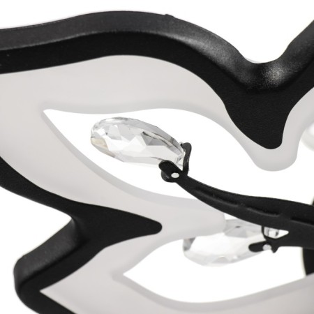 Chandelier 1093/3bk LED 72W 3000-6000k Dimmer black 50x50 cm Bayerlux-8