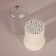 Organizer for cotton sticks, with a lid, d = 7.4 × 11.6 cm, milk/transparent color