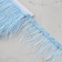 Braid with ostrich feathers, 8-10 cm, 5 ± 0.5 m, blue color