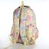 School backpack from textile 2 department on lightning, 4 pockets, yellow color