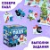 Floor puzzle "New Year on the farm. Blue Tractor "