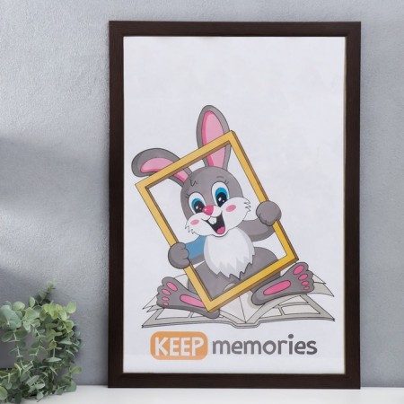 Photo frame plastic 40x60 cm 1022 wenge