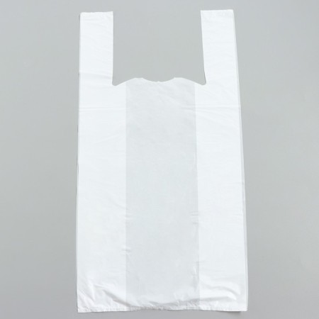 Polyethylene "white" package, T -shirt, 38 x 70 cm, 13 μm