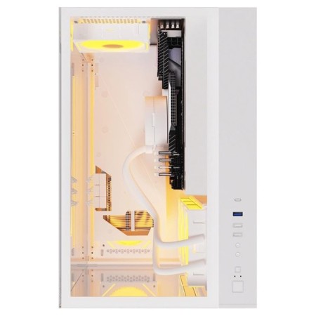 Корпус Formula Crystal Z9 белый без БП ATX 7x120mm 2xUSB3.0 audio bott PSU-2